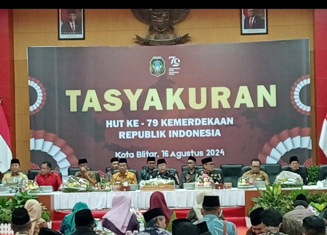 Sambut HUT RI ke-79, Pemkot Blitar Gelar Tasyakuran dan Doa Bersama