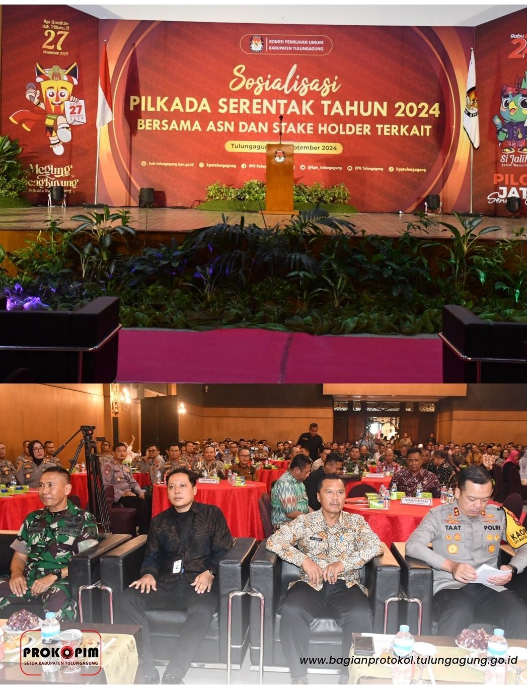 Sekda : Pentingnya Netralitas ASN dan Kepala Desa Tulungagung pada  Pilkada Serentak 2024