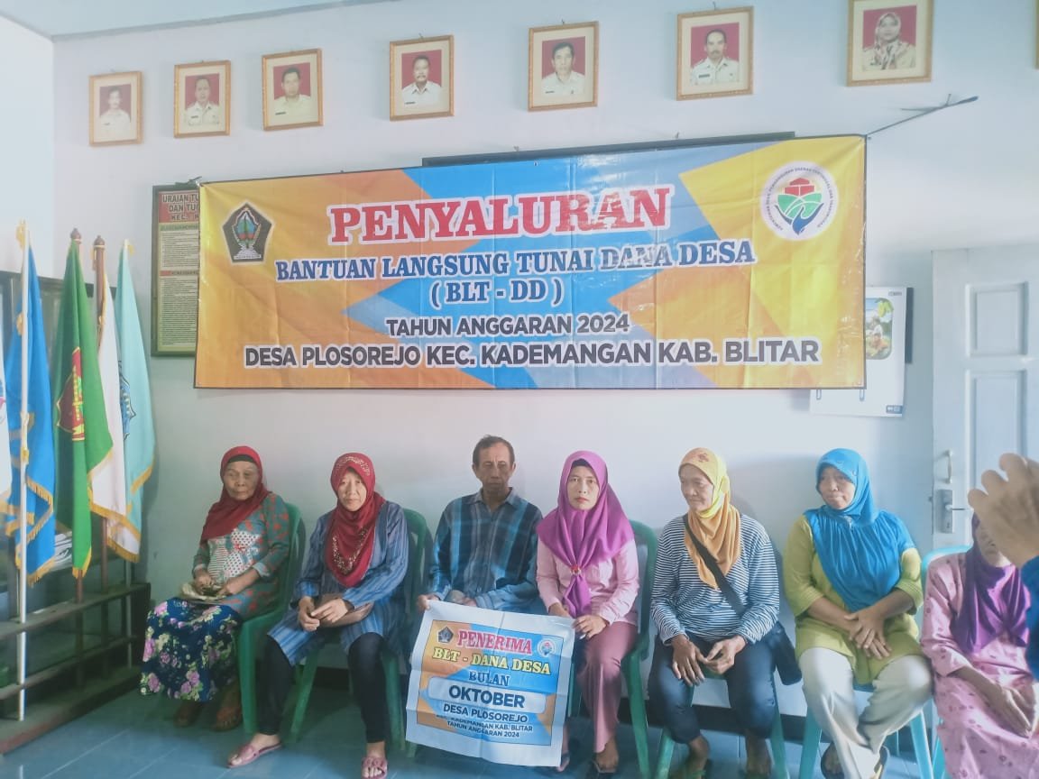 Penyaluran BLT DD Desa Plosorejo Tahun 2024