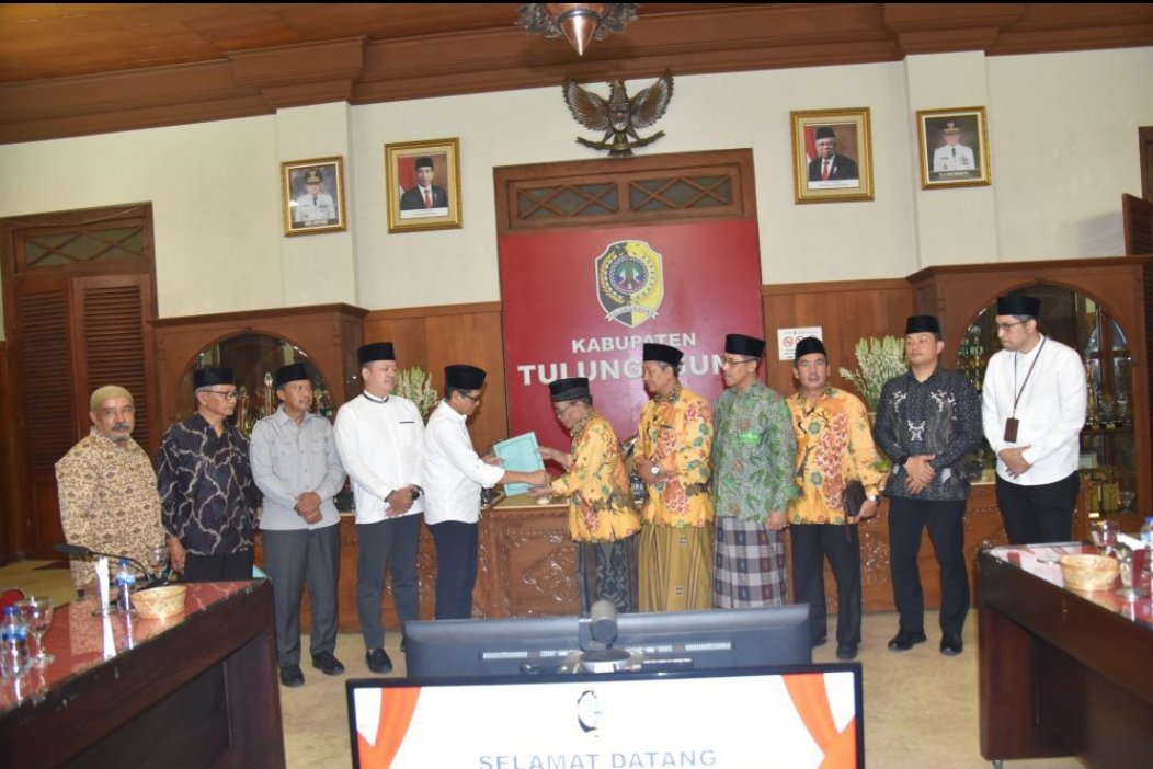 Bupati Tulungagung Audiensi dengan MUI dan Ormas Islam