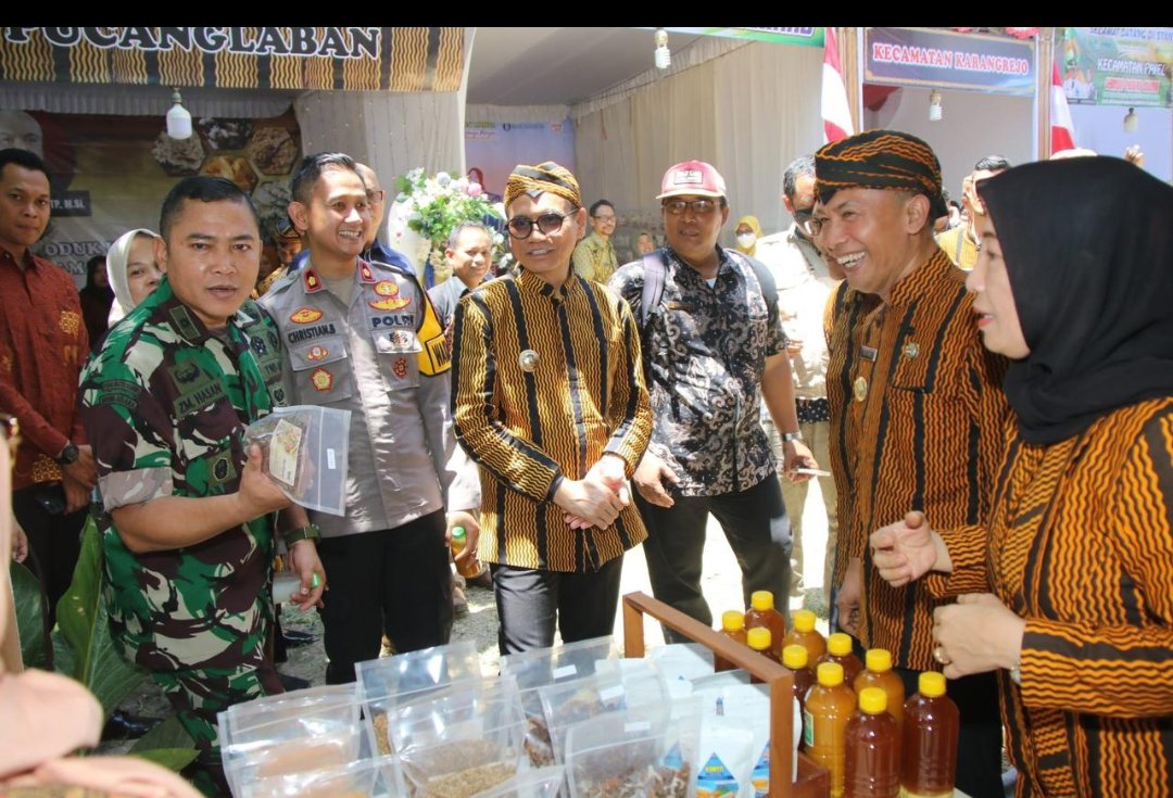 Pembukaan Gebyar Pangan Murah oleh Pj Bupati Heru Suseno di Tulungagung