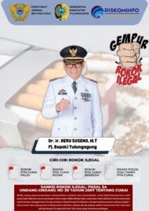 Komitmen Pj. Bupati Tulungagung Libatkan Peran Masyarakat  dalam Memerangi Rokok Ilegal