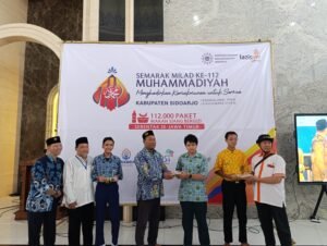Muhammadiyah Sidoarjo Launching Gerakan Makan Siang Bergizi Gratis