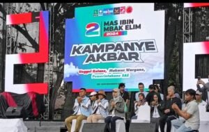 Paslon 02 Mas Ibin-Mbak Elim Gelar Kampanye Akbar di Restui Ribuan Pendukungnya