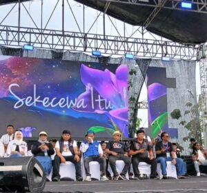 Kampanye Akbar Riyanto – Beky, Ribuan Warga dan Pedagang Rasakan Berkah