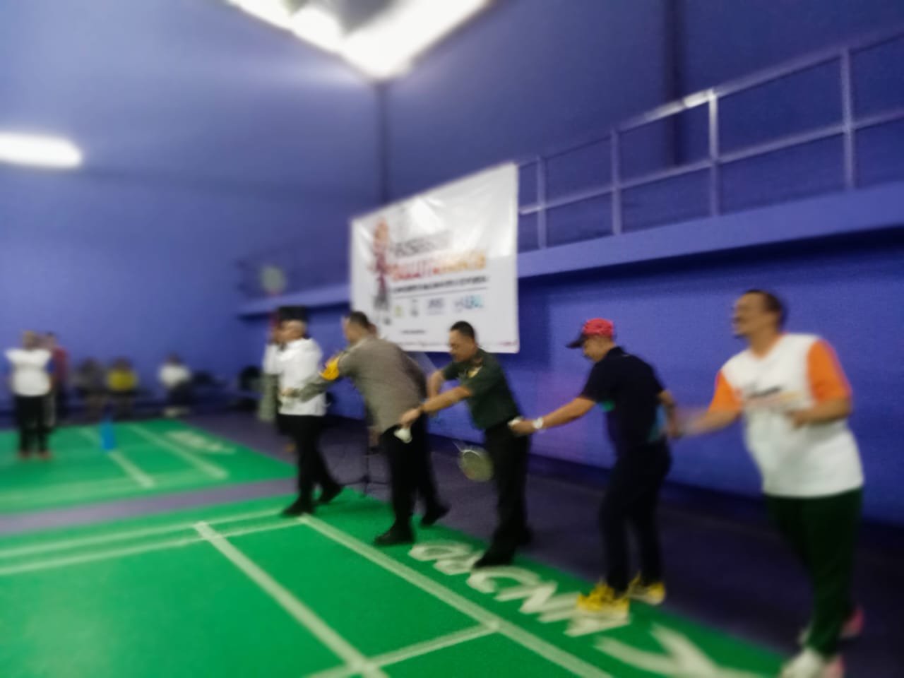 JMSI Malang Raya dan Forkopimda Kota Malang Gelar Eksebisi Bulutangkis Kapolresta Cup 2024