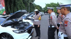 Jelang Ops Lilin Semeru 2024-2025, Polresta Malang Kota Check Kesiapan Ranmor