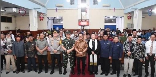 Pj Bupati Tulungagung Monitoring Rangkaian Peringatan Natal 2024