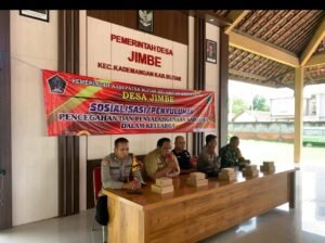 Pemdes Jimbe Gandeng BNN dan Kapolsek Adakan Sosialisasi Bahaya Narkoba bagi Kaum Muda