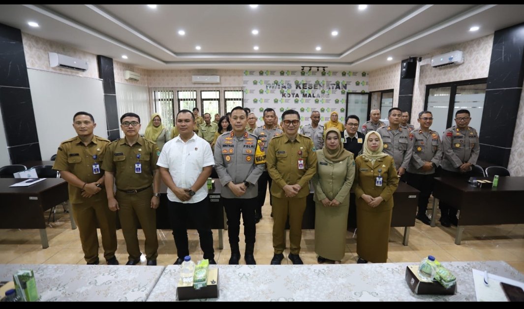 Polresta Malang Kota Bersama Dinkes Laksanakan Rakor dan Sosialisasi Gebyar Vaksinasi HPV untuk Cegah Kanker Servik Sejak Usia Dini