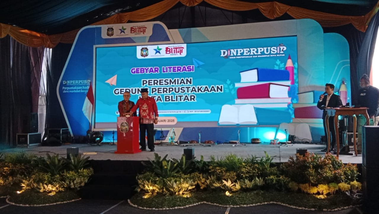 Gedung Perpustakaan Diresmikan Walikota Blitar