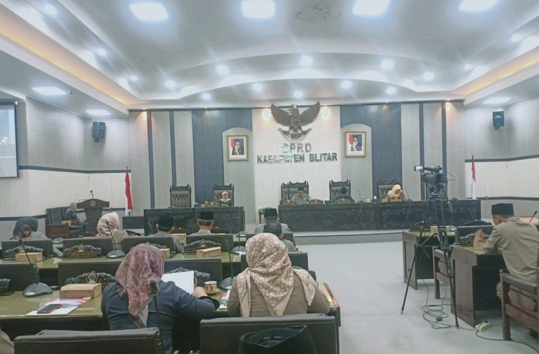 Rapat Paripurna DPRD, Penetapan Bupati Blitar dan Wakil Bupati Blitar Terpilih