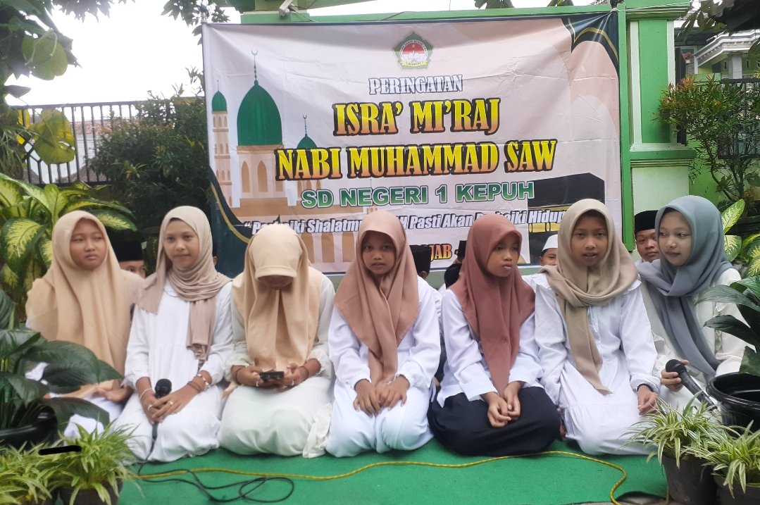 Peringatan Isra Mi’raj 1446 H, SDN 1 Kepuh Tanamkan Nilai Spiritual
