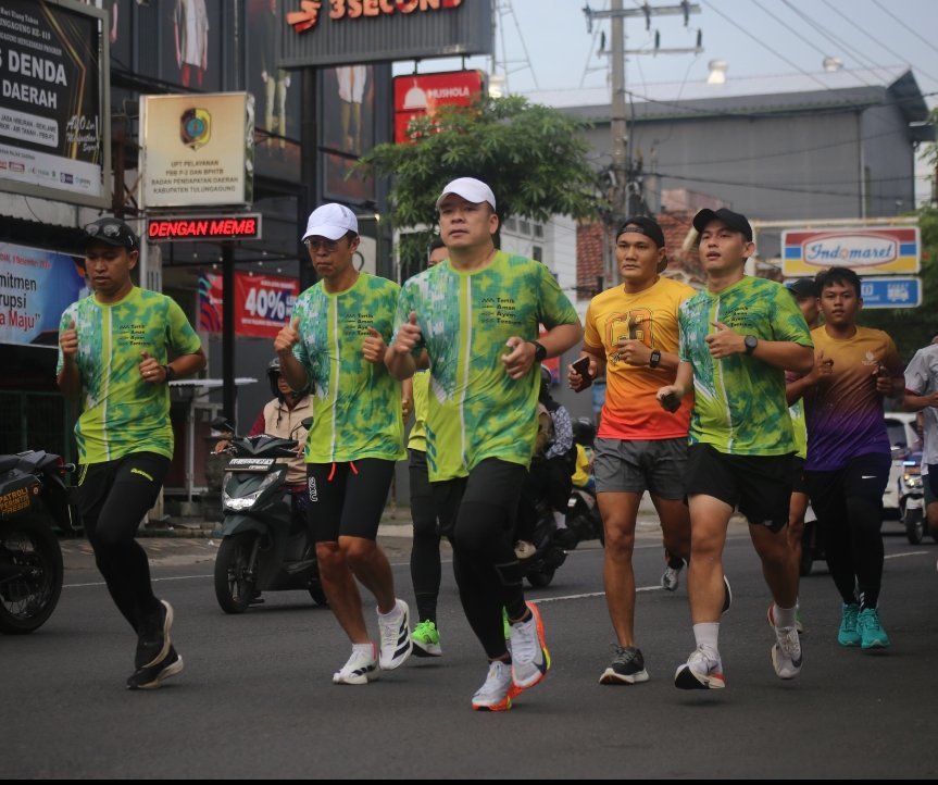 Polres Tulungagung Gencarkan Olahraga Lewat RunFest Digital Payment