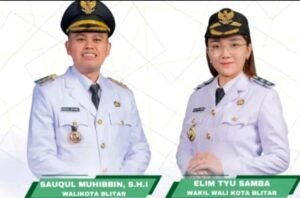 Walikota dan Wakil Walikota Blitar Dilantik, Siap Wujudkan Blitar SAE