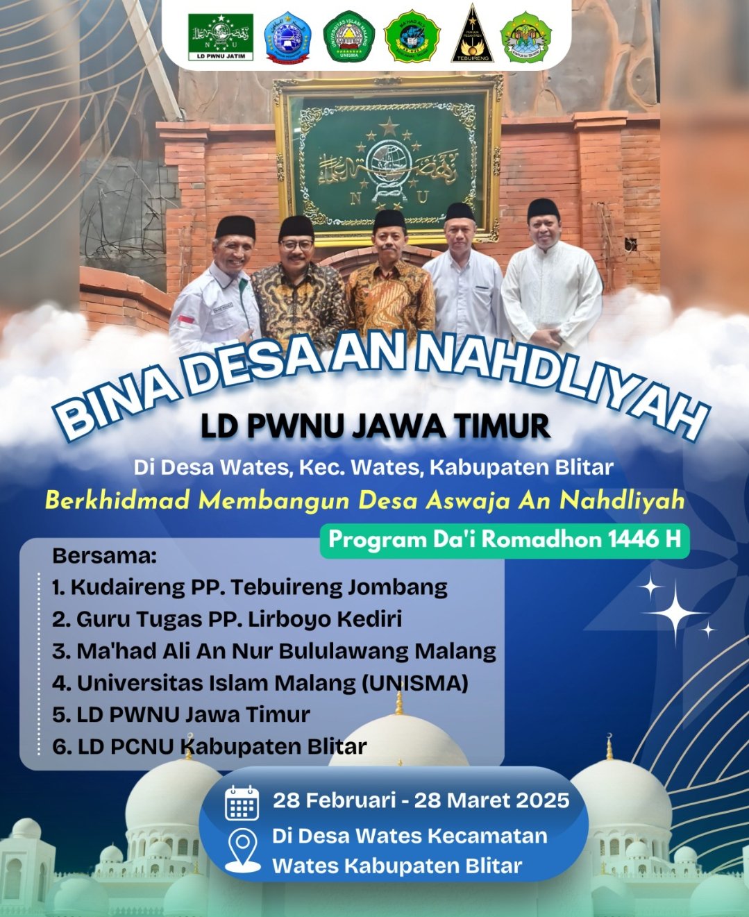 PWNU Jatim Luncurkan Program Bina Desa An Nahdliyah di Blitar