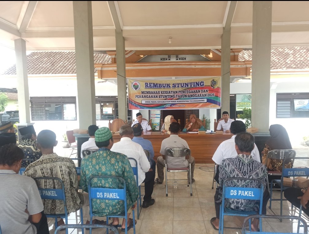 Pemerintah Desa Pakel Gelar Rembuk Stunting untuk Pencegahan Efektif