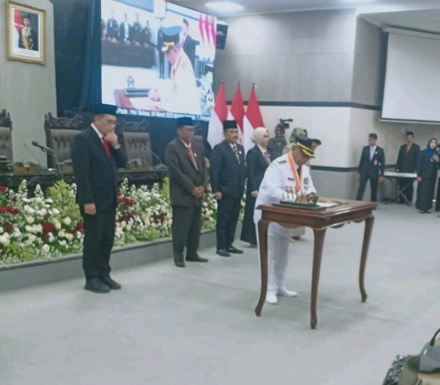 Bupati dan Wakil Bupati Blitar Sampaikan Visi Misi Blitar Berdaya dan Berjaya