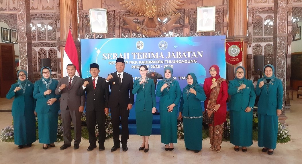 Endang Gatut Sunu Wibowo Jabat Ketua TP-PKK Tulungagung, Bupati Harapkan Inovasi Baru
