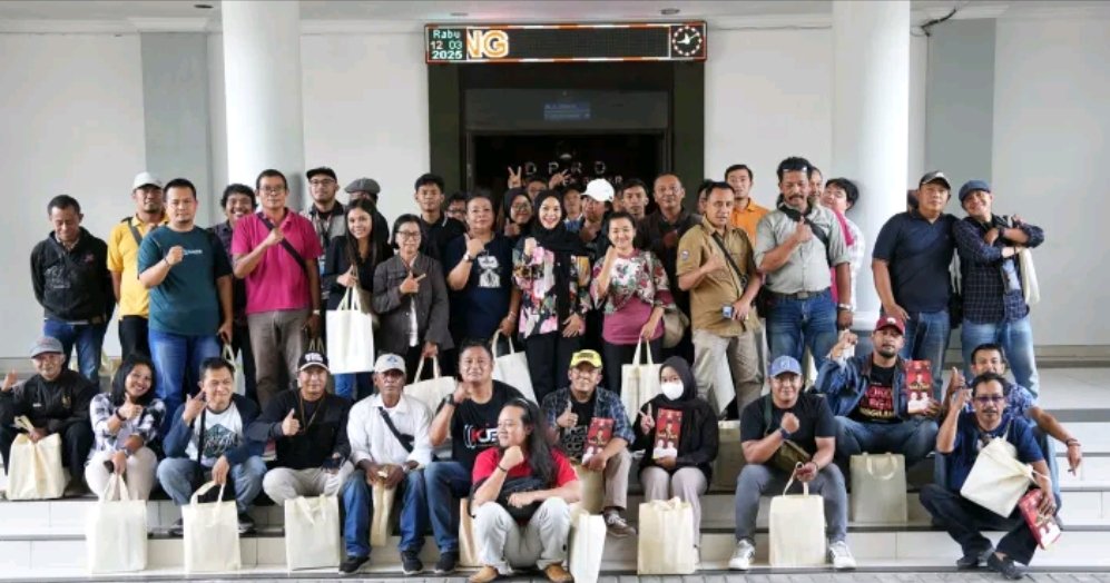 Partai Gerindra Blitar Pererat Silaturahmi dengan Wartawan