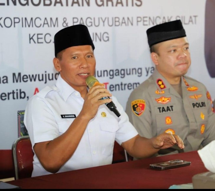 Wabup Baharudin Hadiri Baksos Presisi Polres Tulungagung
