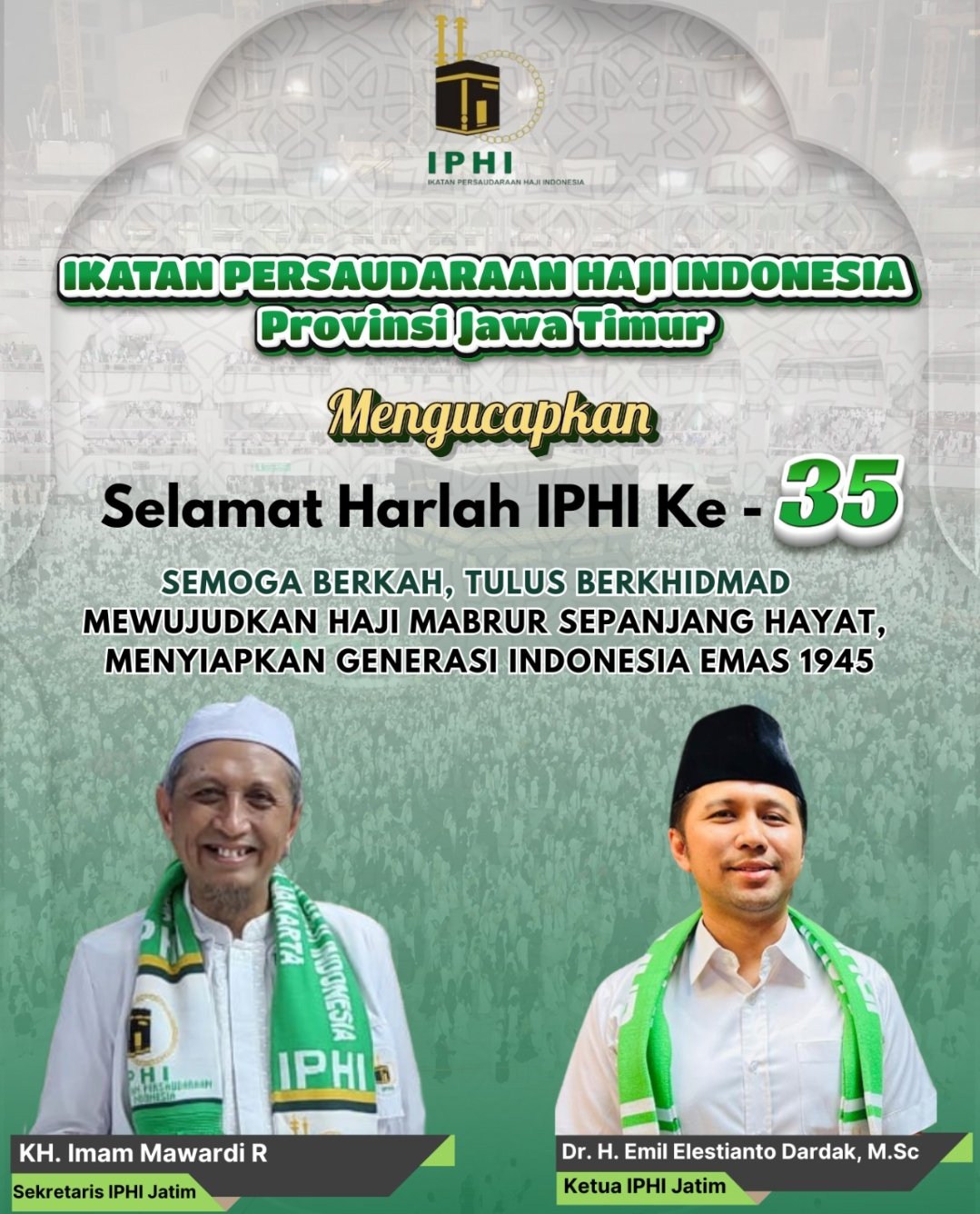 Harlah IPHI ke-35: Berkhidmad Tulus Menuju Indonesia Emas 2045