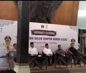 Media dan Pemerintah Bergandengan Tangan, Blitar Bersatu Melawan Rokok Ilegal