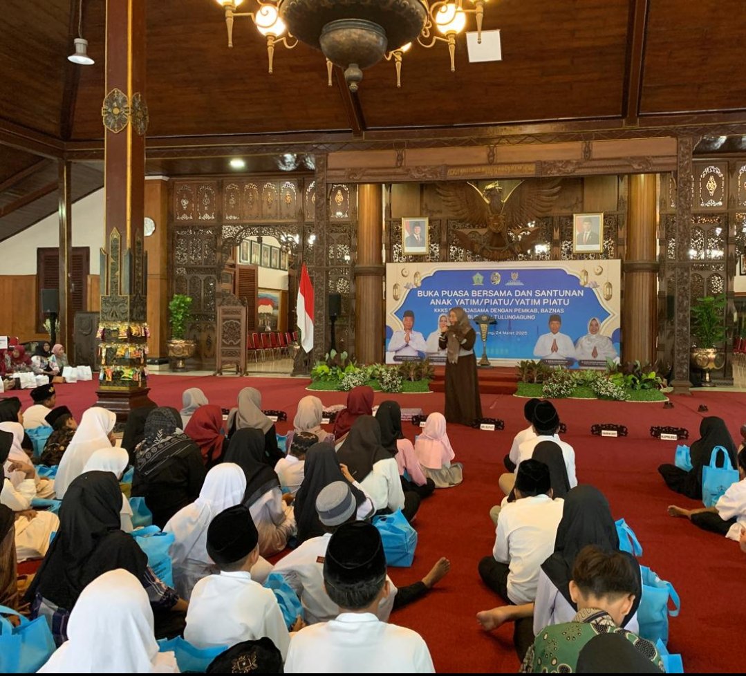 Sinergi Pemkab, BAZNAS, dan K3S Hadirkan Kebahagiaan 700 Yatim di Tulungagung