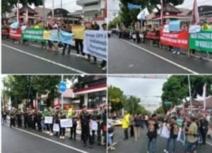 GPI di Blitar Gelar Aksi Damai, Dukung Pengesahan UU TNI