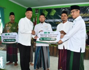 Bupati Gatut Sunu Hadiri Halal Bihalal PCNU Tulungagung, Eratkan Silaturahmi