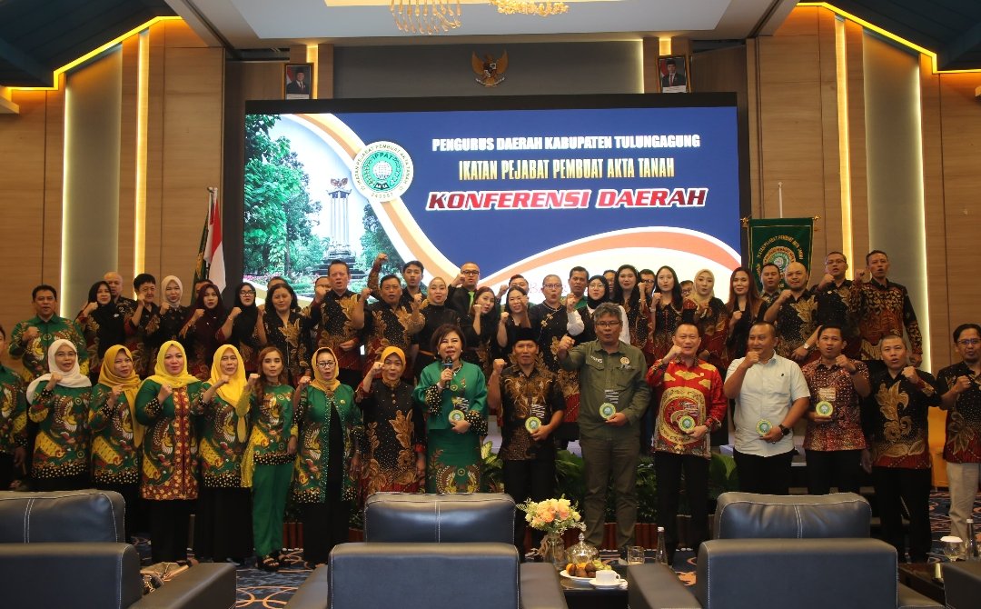 Wabup Tulungagung Buka Konferda IPPAT: PPAT Diminta Jadi Ujung Tombak Digitalisasi Layanan Tanah