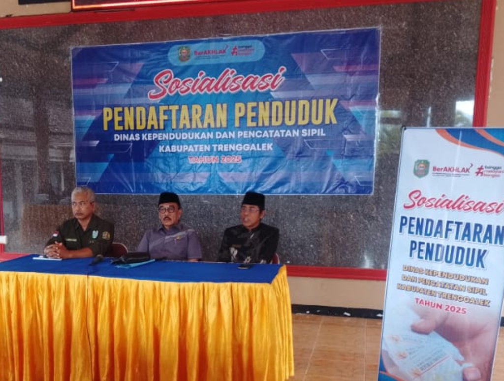 Dispendukcapil Trenggalek Sosialisasikan Pentingnya Data Kependudukan ke Warga Ngadirejo