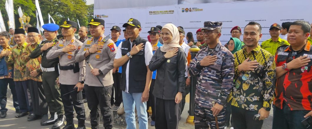 Polresta Malang Kota Deklarasi Anti Premanisme, Ormas Bermasalah Diberi Peringatan Tegas