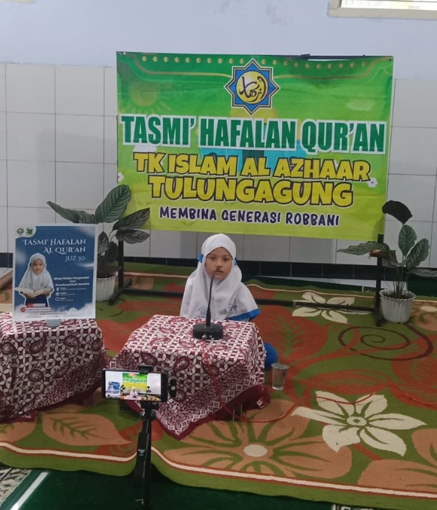 TK Al Azhaar Tulungagung Gelar Tasmi’ Juz 30, Bukti Usia Dini Mampu Hafal Al-Qur’an