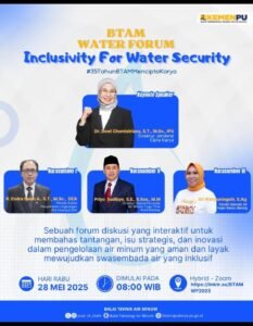 Dirut Tugu Tirta Jadi Narasumber BTAM Water Forum 2025, Apresiasi Nasional Mengalir