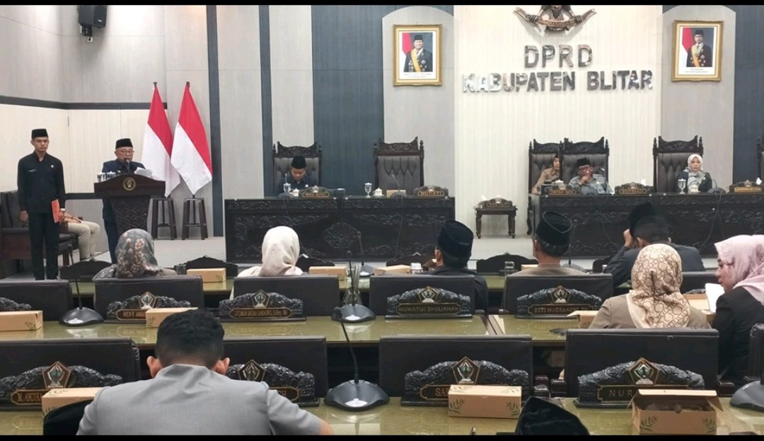 DPRD Kabupaten Blitar Bahas RPJMD, Bupati Sampaikan Jawaban Fraksi
