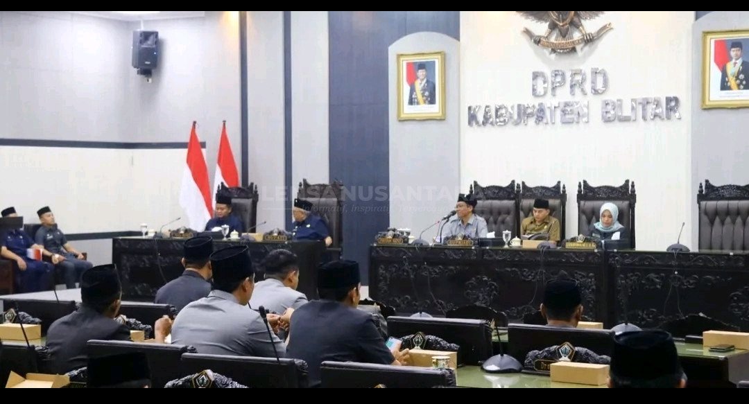 Blitar Raih  WTP ! DPRD dan Bupati Bahas Ranperda Pertanggungjawaban APBD 2024