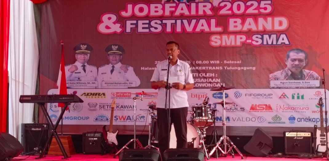 Job Fair Tulungagung 2025 Resmi Dibuka Sekda: 35 Perusahaan Siap Serap Tenaga Kerja Lokal