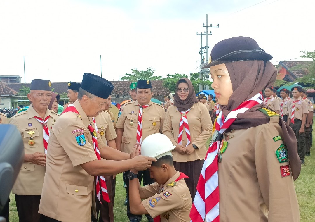 Pramuka Tulungagung Bangun Rumah Warga Lewat Perkemahan Wirakarya 2025