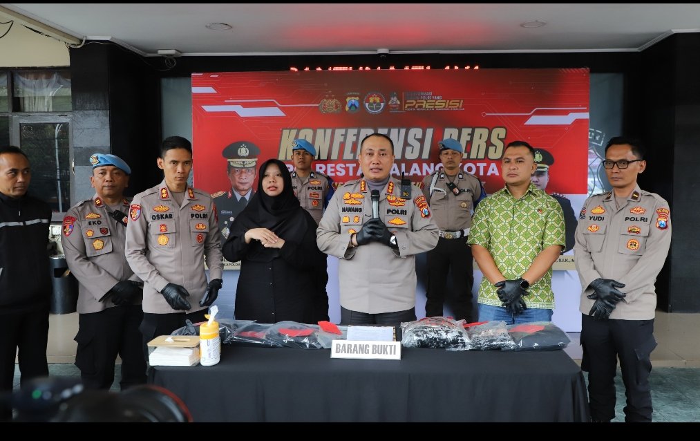Polresta Malang Kota Ungkap Cepat Kasus Penganiayaan Berujung Maut