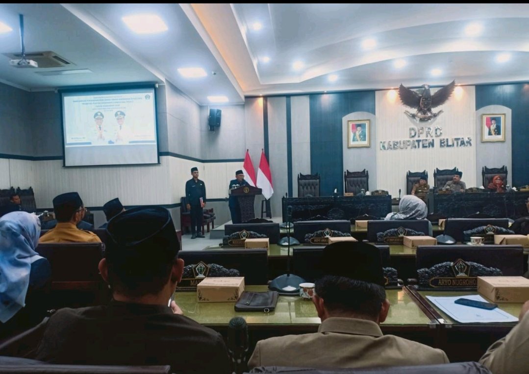 DPRD Blitar Sahkan RPJMD 2025–2029, Sinergi Eksekutif-Legislatif Mantapkan Arah Pembangunan
