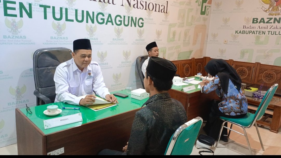 Seleksi Akhir Beasiswa SKSS BAZNAS Tulungagung Uji Integritas, Akhlak, dan Komitmen Sosial