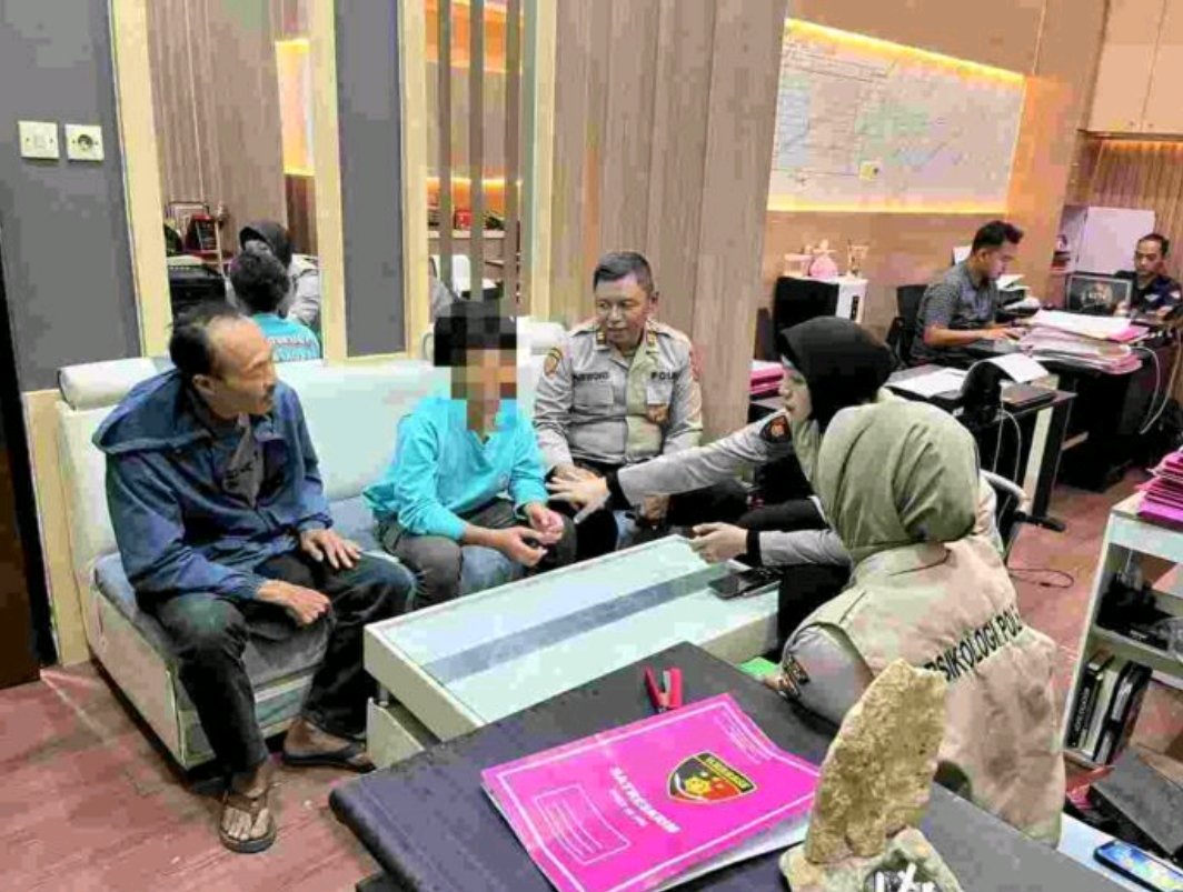 Polres Blitar Beri Trauma Healing untuk Korban Bullying Massal di SMPN 3 Doko