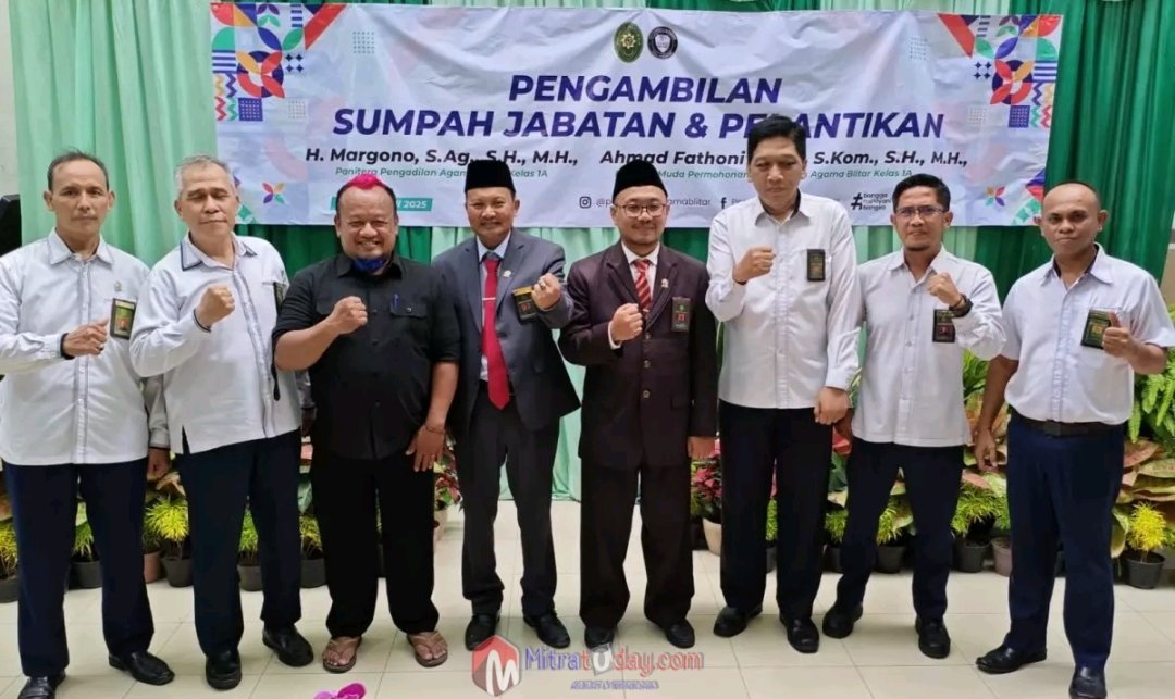 Dua Pejabat Kepaniteraan Baru Dilantik di Pengadilan Agama Blitar