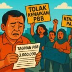 Ilustrasi demo kenaikan pajak