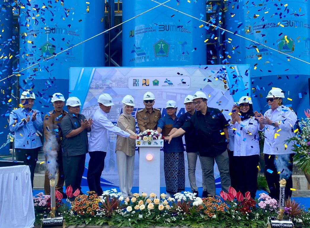 Sinergi Terjalin, Kemandirian Air Bersih Terwujud: Wali Kota Malang Resmikan WTP SPAM Bango