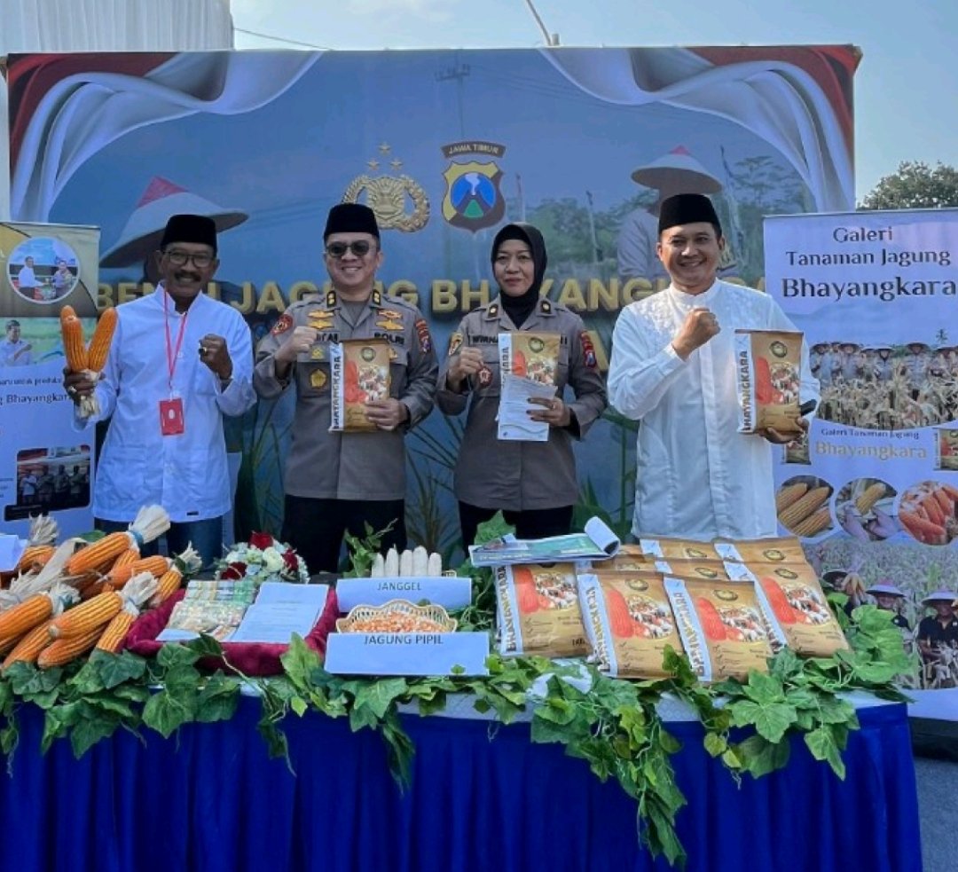Dari Lahan Pesantren, Benih Jagung Bhayangkara Tumbuhkan Kemandirian Pangan di Blitar