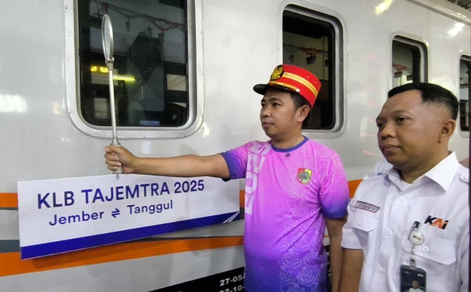 Gus Fawait Apresiasi KAI Daop IX, Dukung Tajemtra 2025 dengan Angkutan Gratis