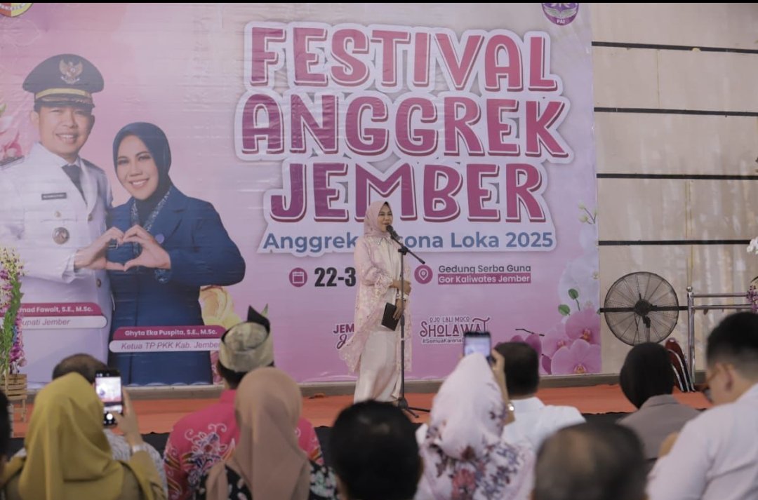 Anggrek Jember Dipacu Jadi Motor Ekonomi, Festival 2025 Hadirkan Inovasi dan Penghargaan