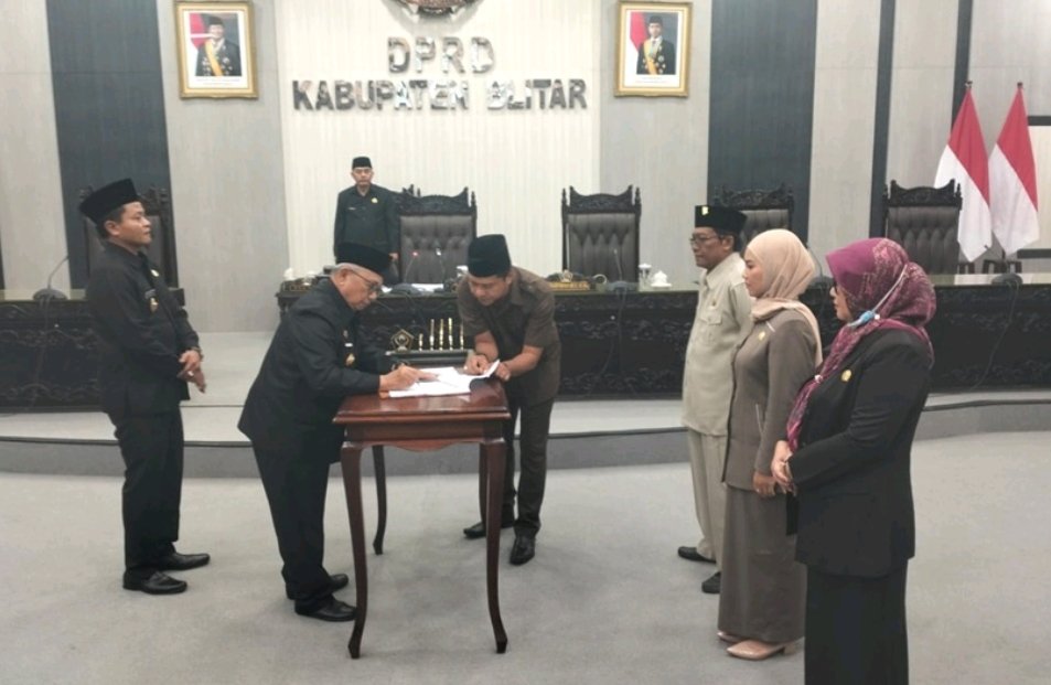 Rapat Paripurna DPRD Kabupaten Blitar Setujui Nota Kesepakatan Perubahan KUA-PPAS 2025